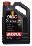 Моторное масло MOTUL 8100 X-Clean + 5W30 5л