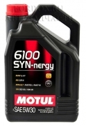 Моторное масло MOTUL 6100 SYN-nergy 5W-30 4л