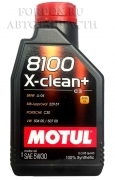 Моторное масло MOTUL 8100 X-Clean + 5W30 1л