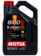 Моторное масло MOTUL 8100 X-Clean EFE 5W-30 4л