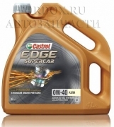 Моторное масло Castrol Edge Supercar 0W40 4л