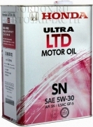 Моторное масло Honda Ultra LTD 5W30 SN (4л.)