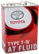 Масло для АКПП Toyota ATF  TYPE T-IV (4л)