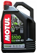 Масло мото MOTUL 5100 10W40 4T 4 л