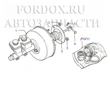 Ремкомплект вакумного усилителя 6151035 Ford