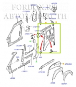 Внутренняя панель колесной арки 1339240 Ford