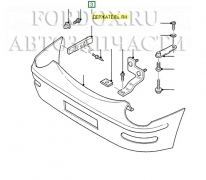 Кронштейн крепления переднего 1034116 Ford