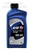 Моторное масло Elf Evolution NF 5W40, 1л.