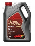 Моторное масло S-OIL Red 5w40 4л