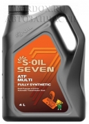 Жидкость трансмиссионная S-OIL Multi ATF 4 л (Dexron IIIIIVINissan matic JDKWSSPIISPIIISPIVToyota DIITIIITIVWSFord mercon VLV)