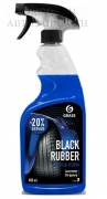 Чернитель резины Grass Полироль для шин Black Rubber, триггер 600мл
