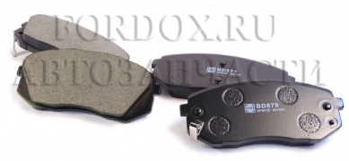 Тормозные колодки передние BBD4A10R Krenz