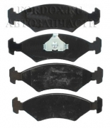 Тормозные колодки передние 0986466402 Bosch