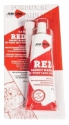 Герметик-прокладка красный Aim-One Красный 85г